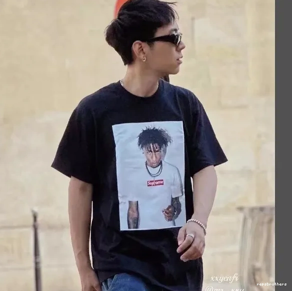 23FW YOUNG M TEE Black and S XL BOY White NBA L 0806